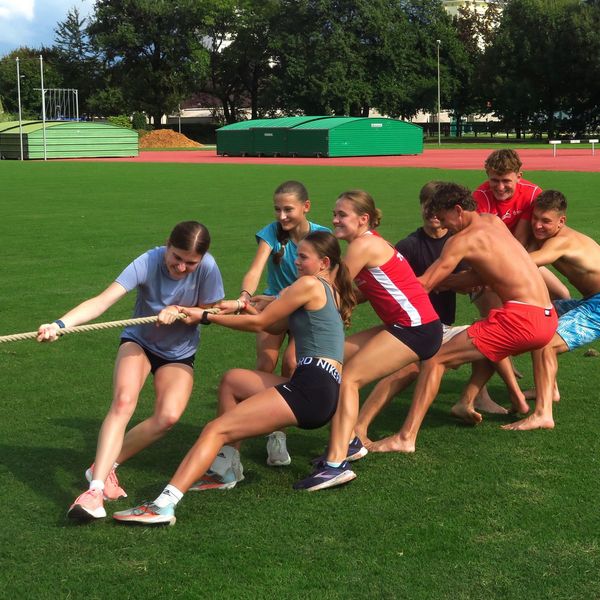 ... und semispezifisches Training am Tau, ...